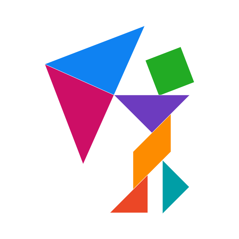 Quake-Saver tangram